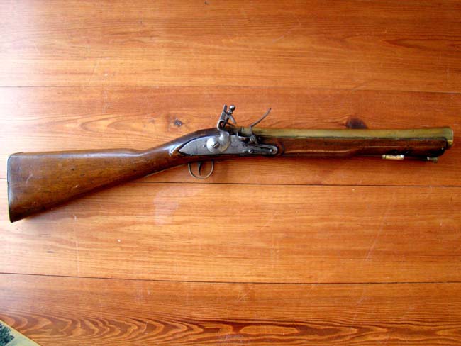 A fine Sea Service Flintlock Blunderbuss by John Vaughan dated 1741
